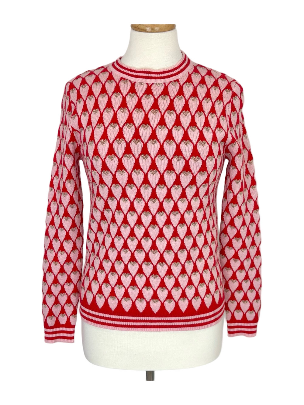 Lili Sidonio x Molly Bracken heart sweater